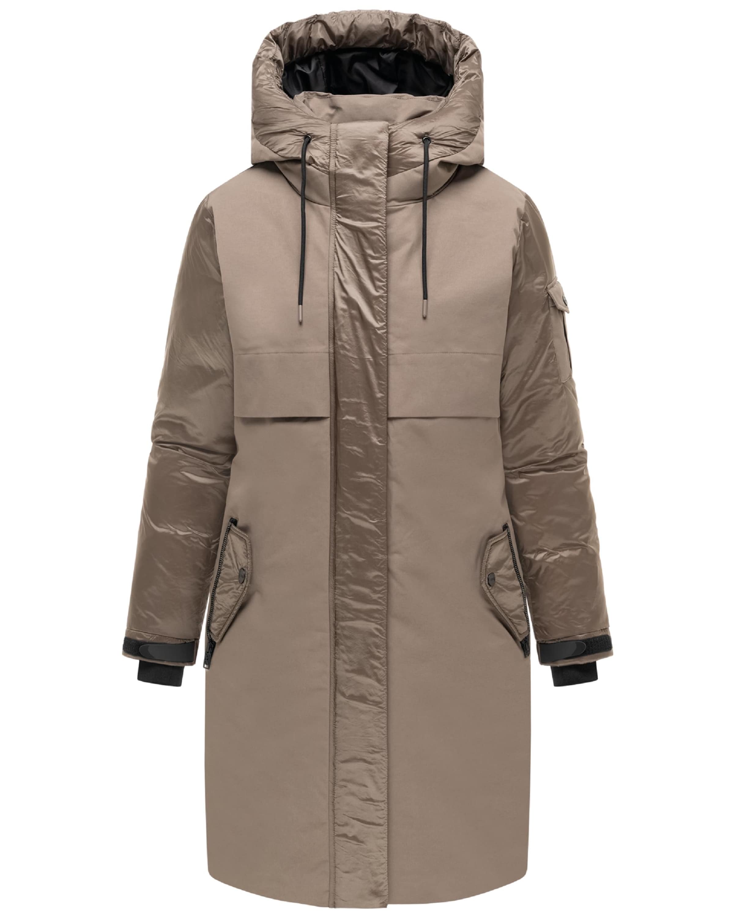 Cappotto invernale 'Peakstorm 14' di NAVAHOO in marrone: frontale