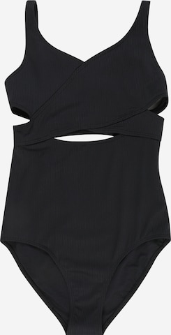 Maillot de bain 'JAN 2' Abercrombie & Fitch en noir : devant