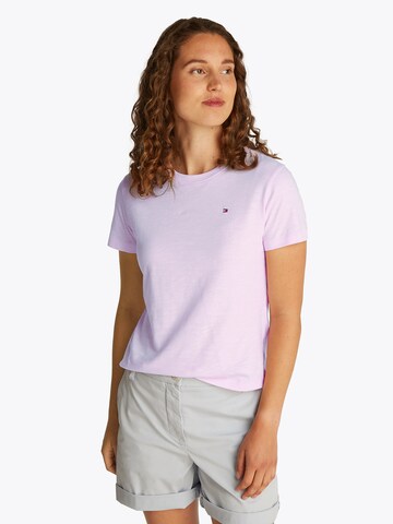 TOMMY HILFIGER Футболка в Ярко-розовый: спереди