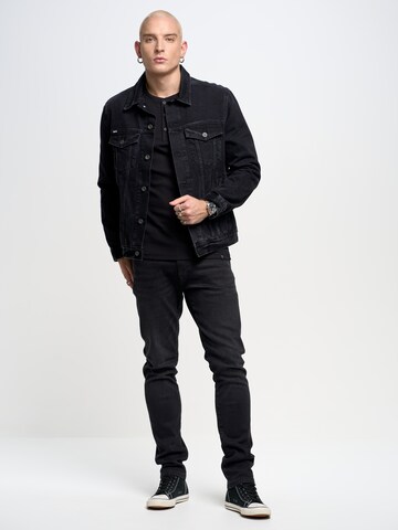 BIG STAR Shirt 'Icarus' in Schwarz