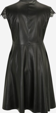 Only Petite Kleid 'MINJA FAUX' in Schwarz