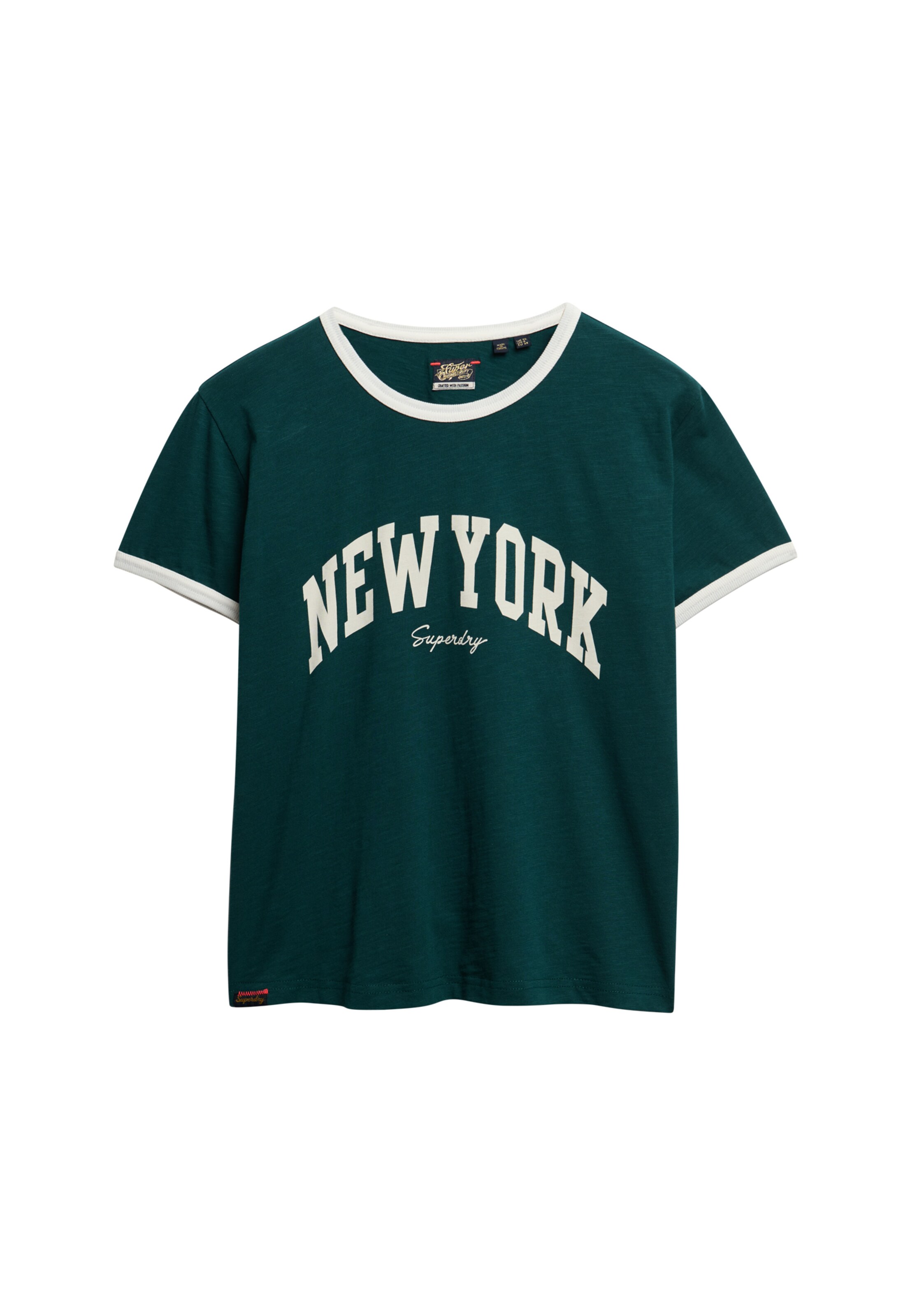 Superdry & Co Shirt 'Athletic Essentials' in Green: front