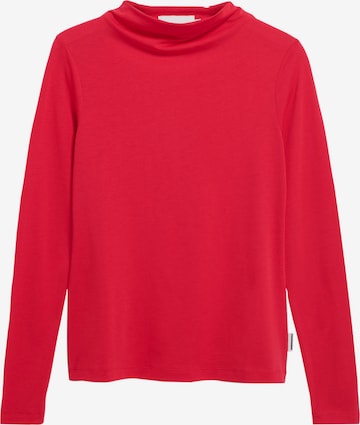 ARMEDANGELS Longsleeve CALUNAA in Rot: Vorderseite
