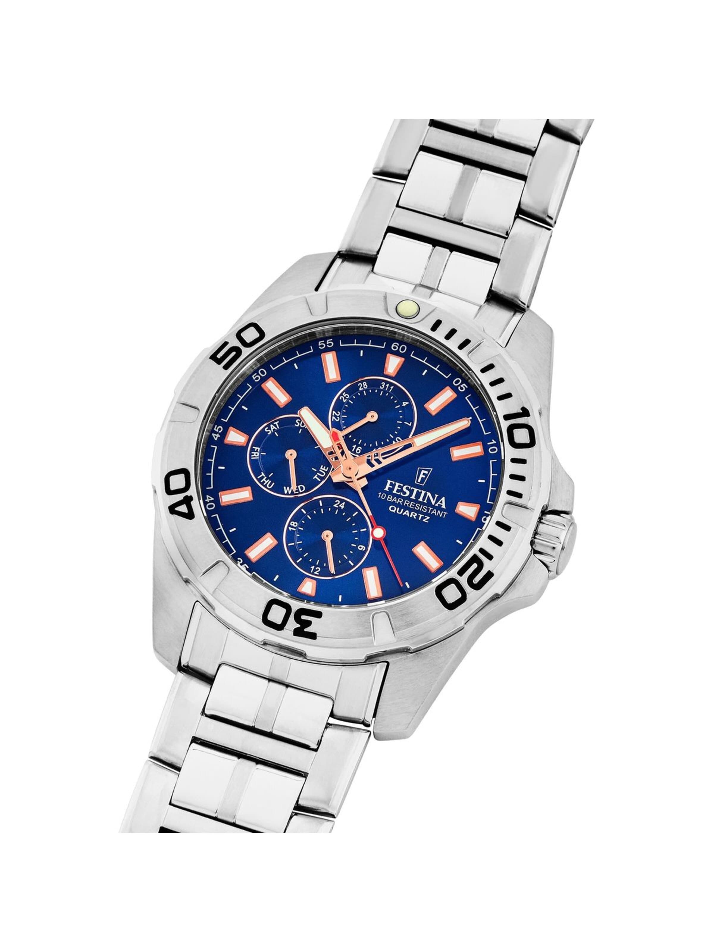 Montre à affichage analogique FESTINA en bleu