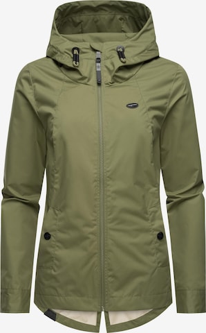 Ragwear Performance Jacket 'Monade' in Green: front