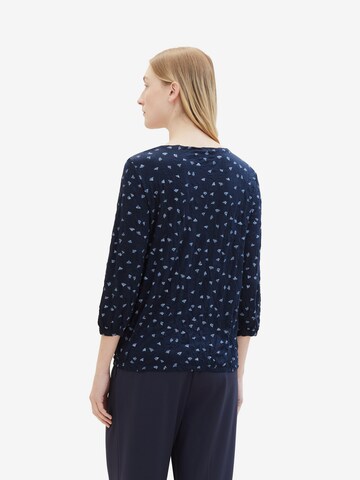 TOM TAILOR Bluse in Blau