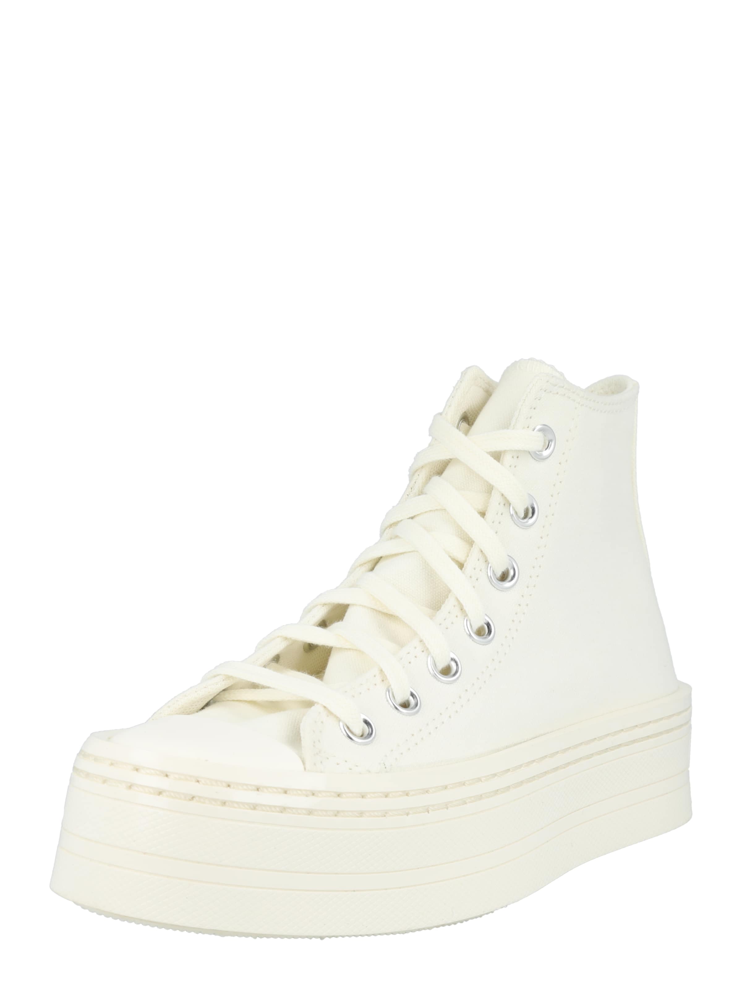 CONVERSE - Sapatilhas altas 'CHUCK TAYLOR ALL STAR MODERN LIFT HI CANVAS' em branco: frente