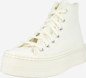 CONVERSE Кроссовки на платформе 'CHUCK TAYLOR ALL STAR MODERN LIFT HI CANVAS' в Белый: спереди