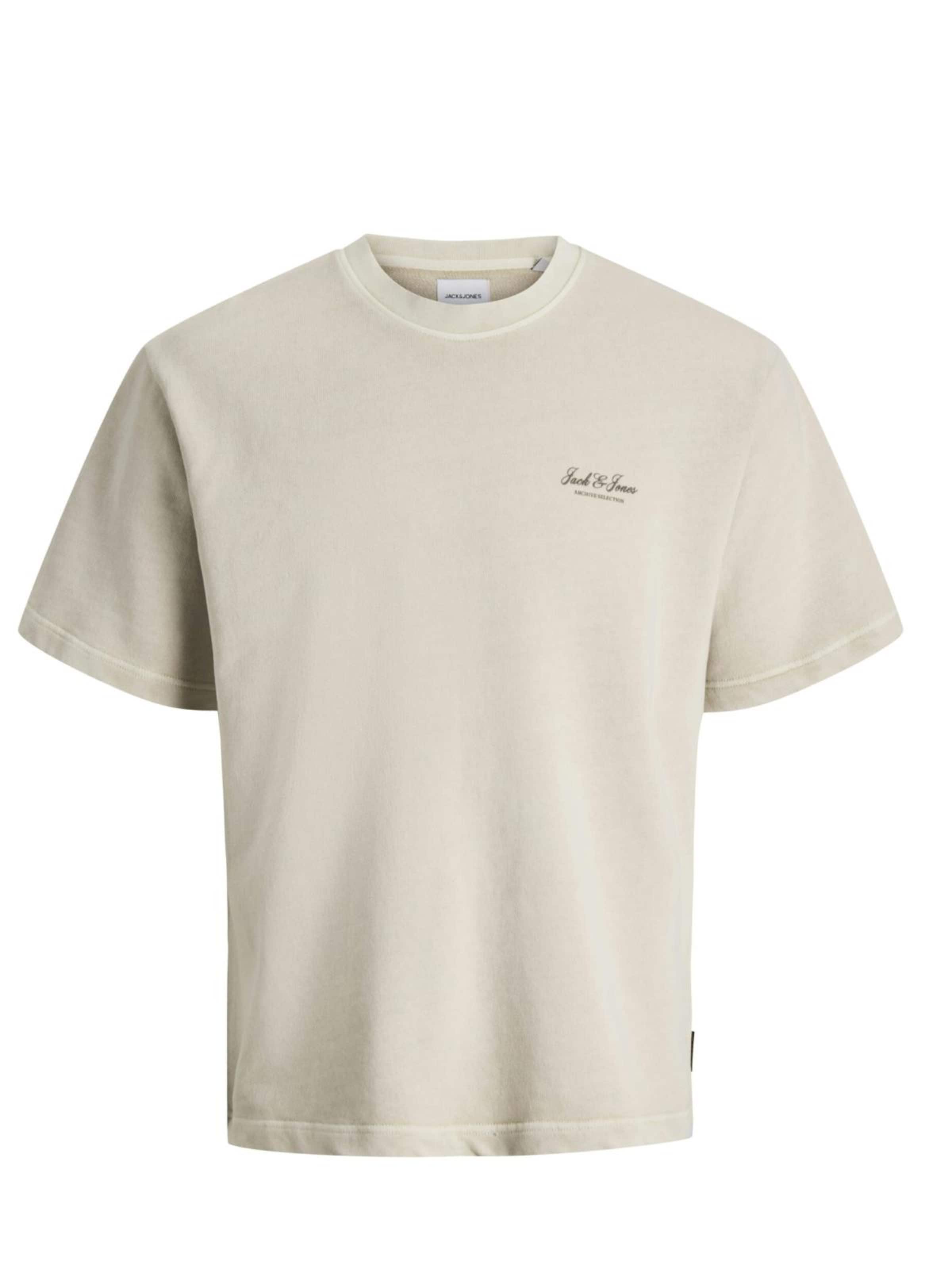 Tricou de la JACK & JONES pe bej: față