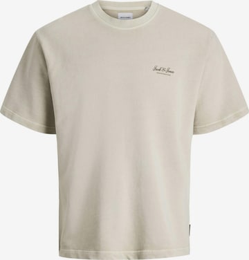 Tricou de la JACK & JONES pe bej: față
