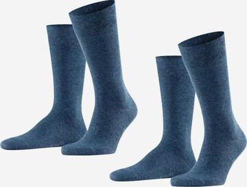 FALKE Socks in Blue: front