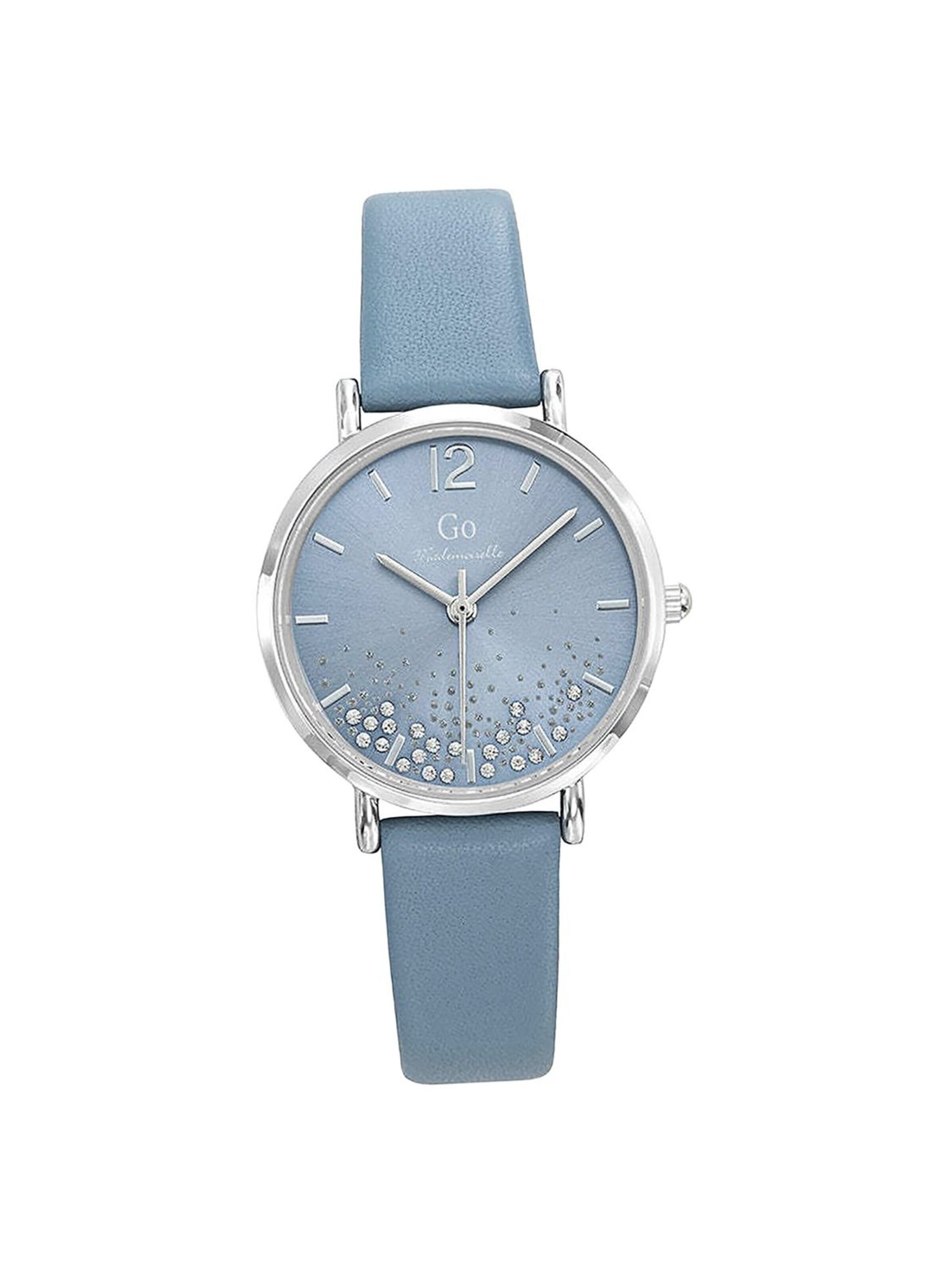 Montre à affichage analogique GO GirlOnly en argent : devant