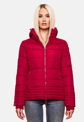 MARIKOO Winter jacket 'Sole' in Pink: front