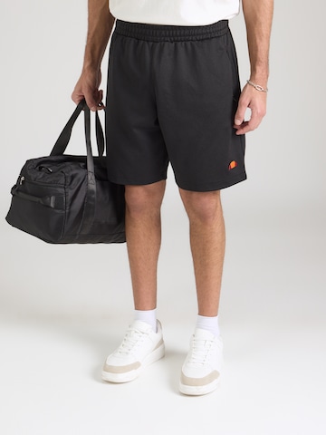 Regular Pantaloni 'Bertoni' de la ELLESSE pe negru: față