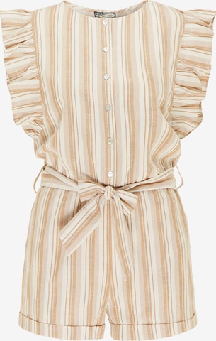 DreiMaster Vintage - Jumpsuit en beige: frente