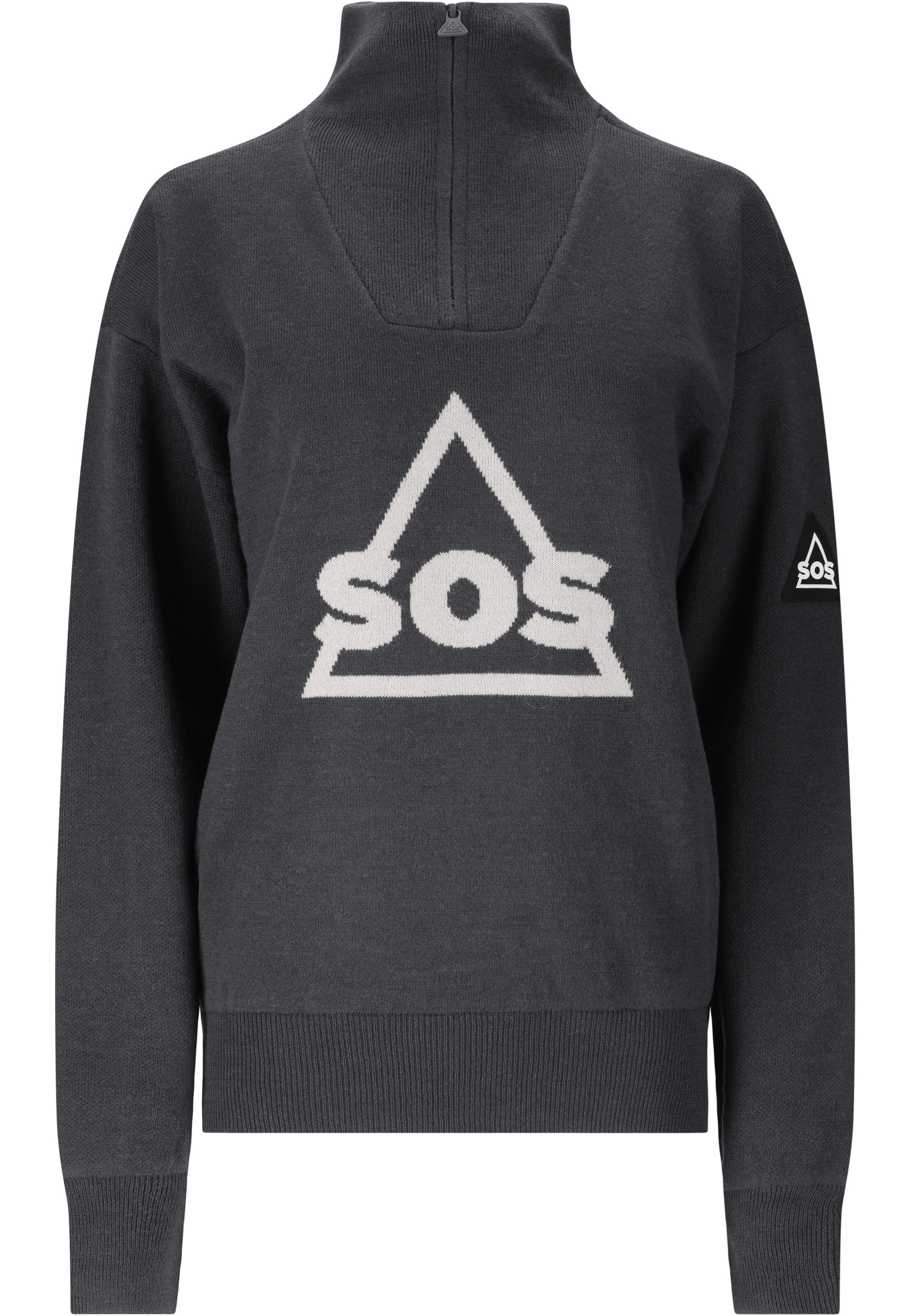 SOS Windbreaker 'Tignes' in Blau: Vorderseite