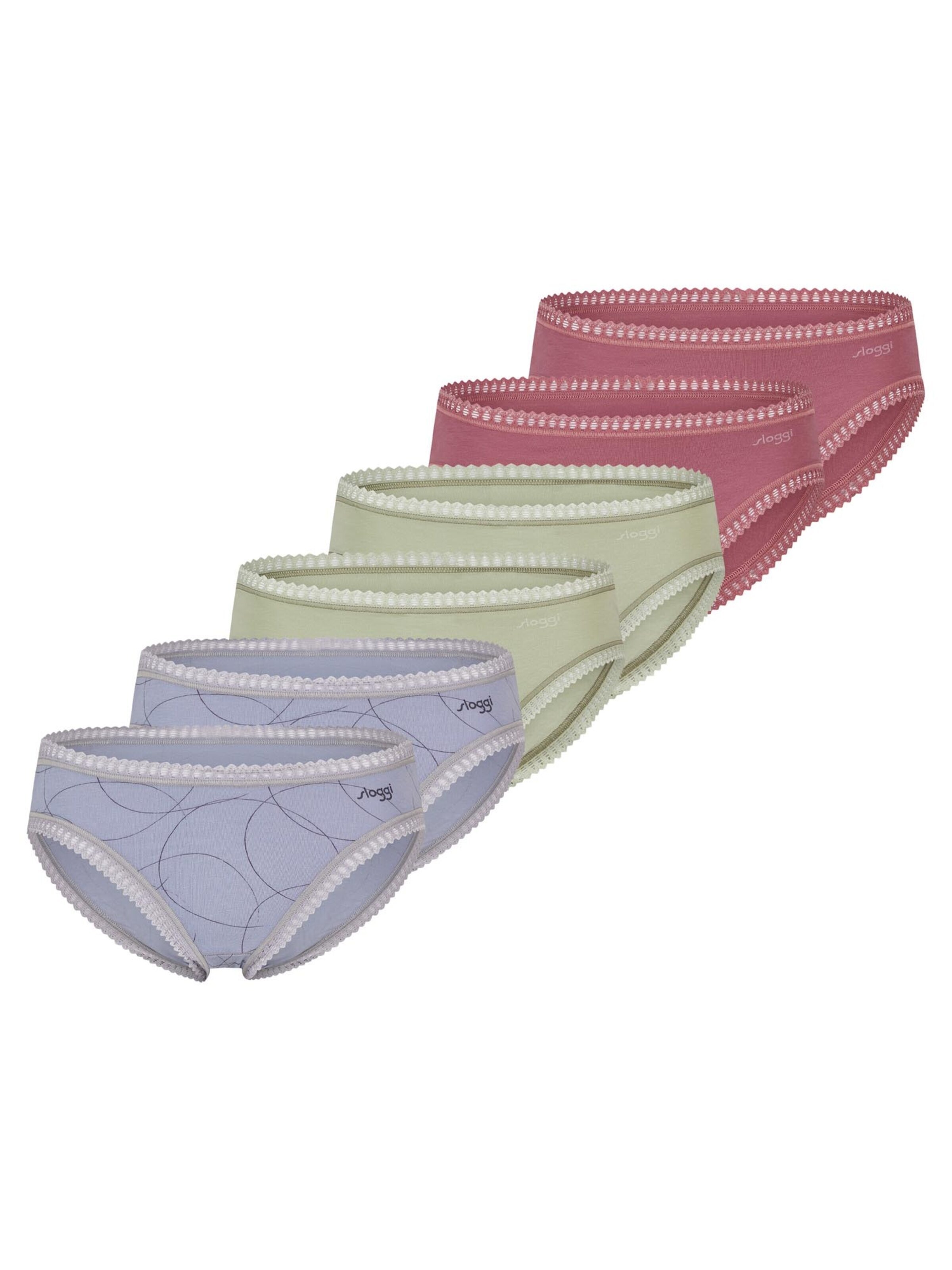 SLOGGI Panty 'GO Crush'‌‌ in Grün: Vorderseite