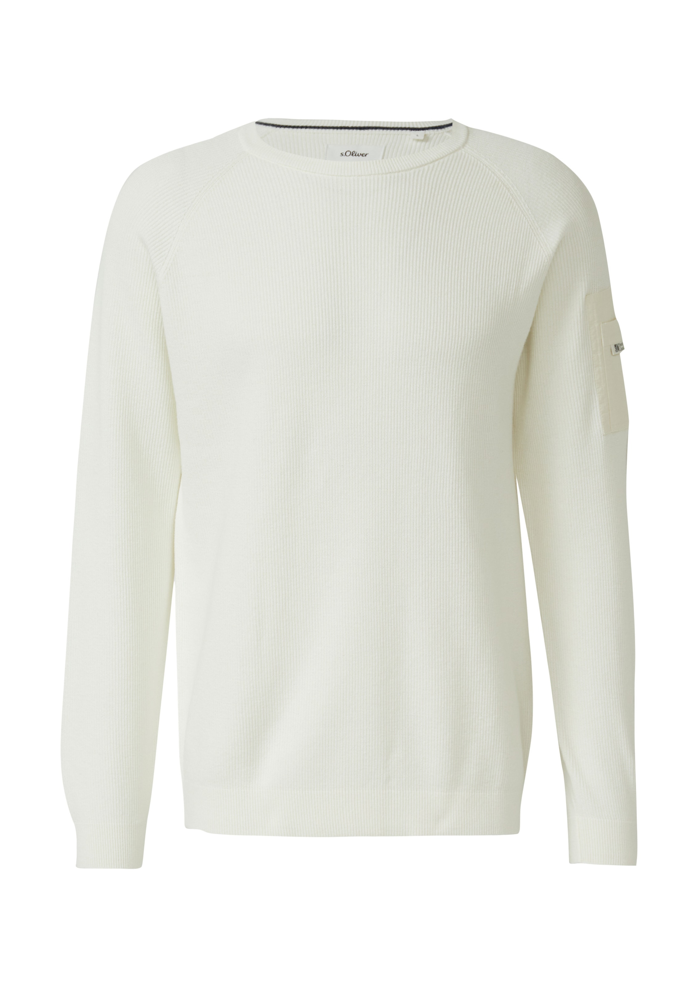 s.Oliver Trui in Beige: voorkant