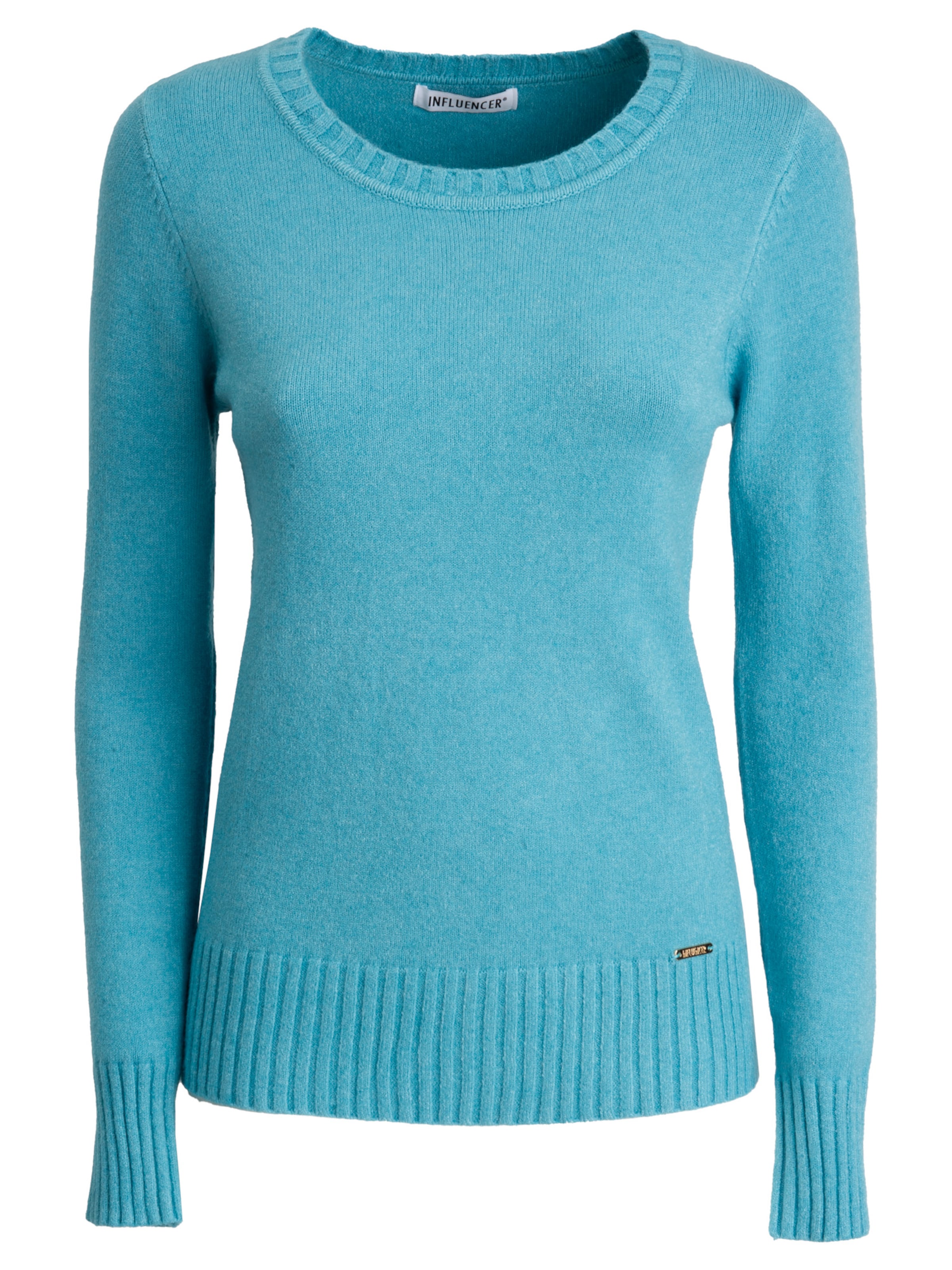 Influencer Sweater in Blue: front