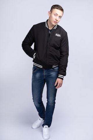 LONSDALE Between-season jacket 'TRUSTHORPE' in Black