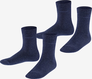 ESPRIT Socken 'Foot Logo 2-Pack' in Blau: Vorderseite
