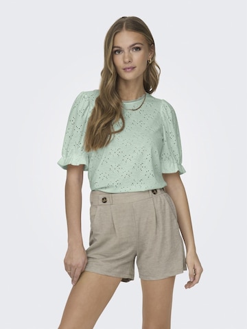 Camicia da donna 'MILLA' di ONLY in verde: frontale