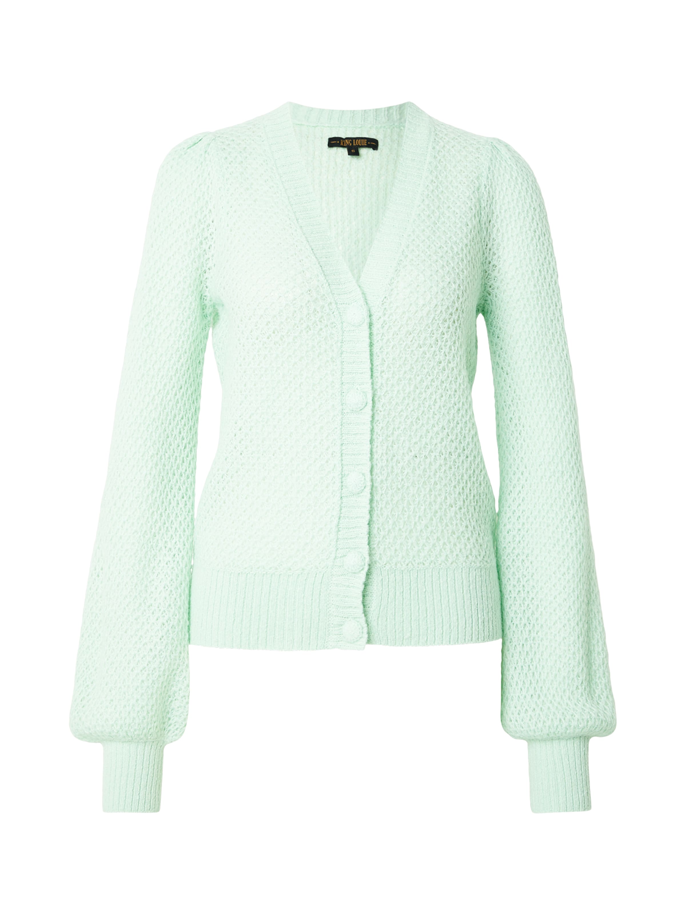 King Louie Kardigán 'Cardi V Farfalle' - mätová, Produkt