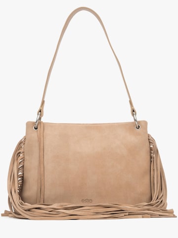 Borsa a spalla '990231' di Estro in beige: frontale