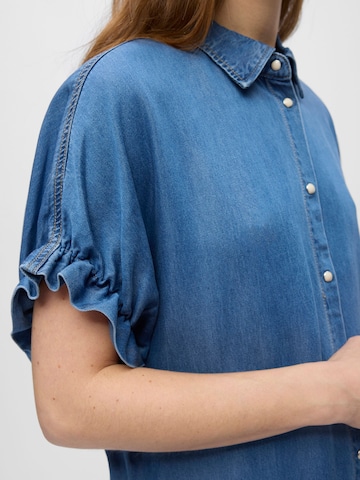 Robe-chemise 'OBJFrame Tiana' OBJECT en bleu