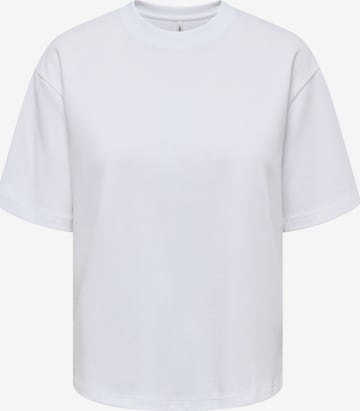 T-shirt 'ONLSUPERIOR' ONLY en blanc : devant