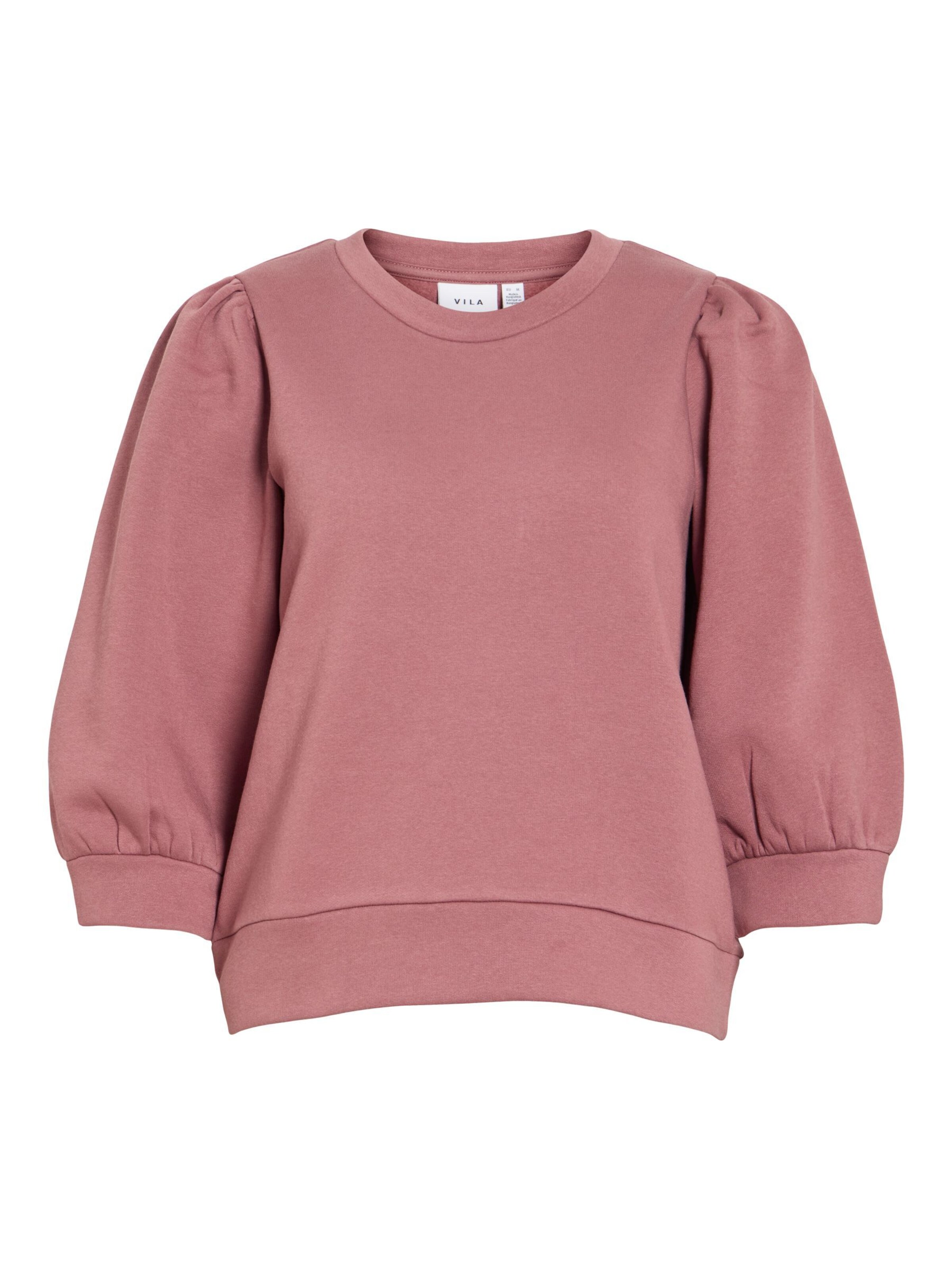 VILA Sweatjacke 'VIVERA' in Pink: Vorderseite