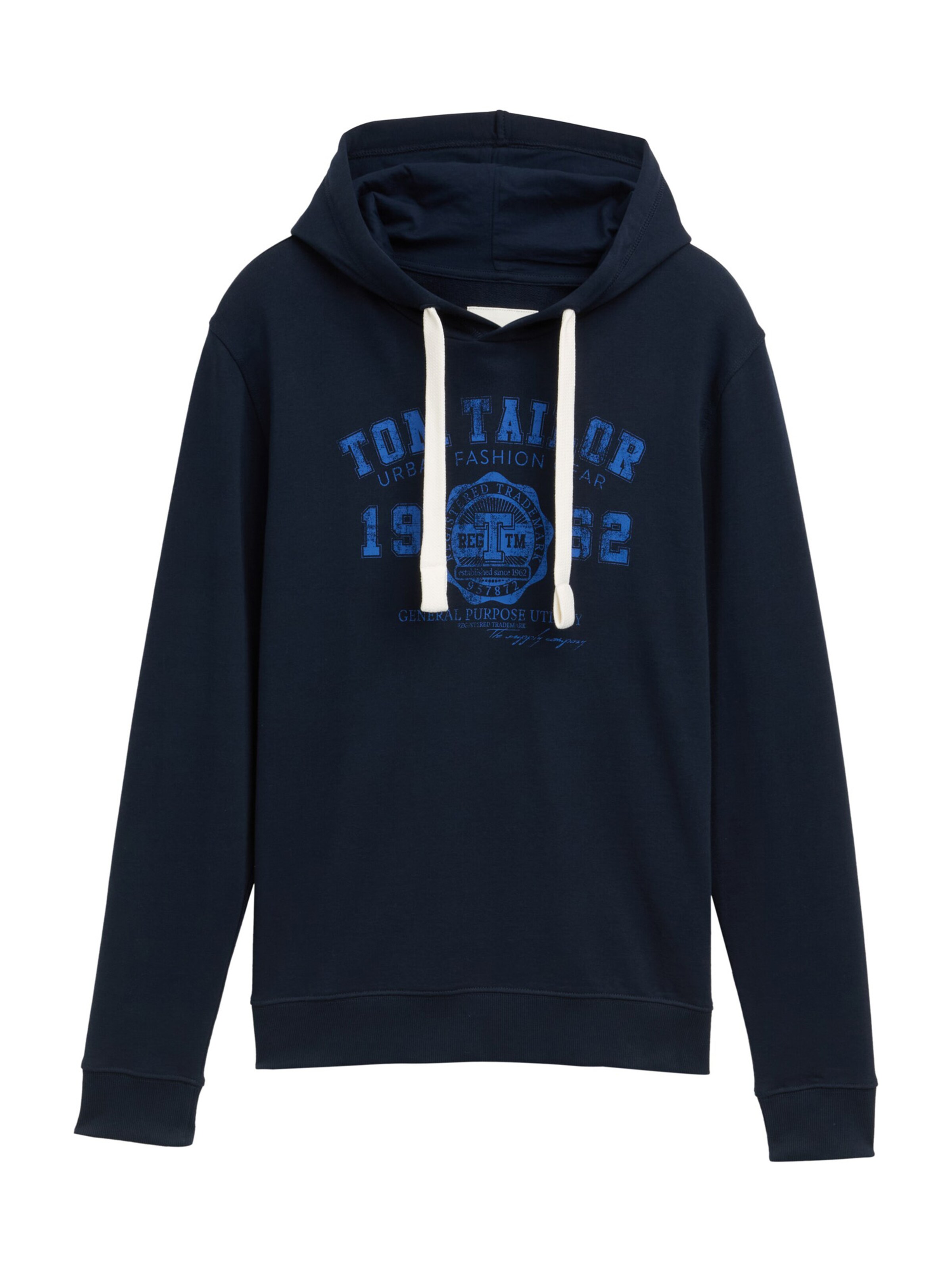 zils TOM TAILOR Sportisks džemperis: no priekšpuses