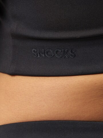 SNOCKS Bustier Sport bh in Zwart