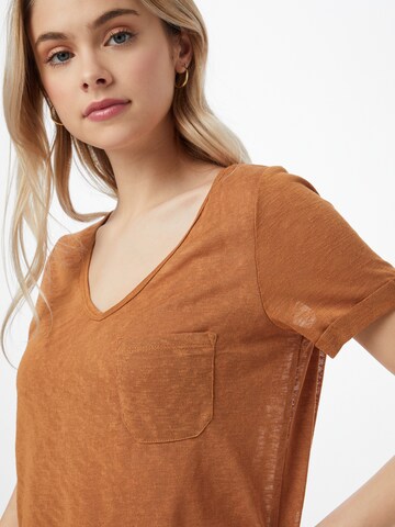 T-shirt 'Tessi' OBJECT en marron