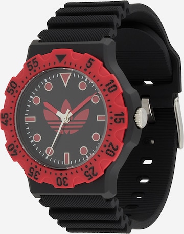 juoda ADIDAS ORIGINALS Analoginis (įprasto dizaino) laikrodis 'DISCOVERER TWO': priekis