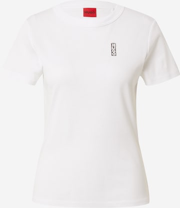 HUGO Red Shirt in White: front