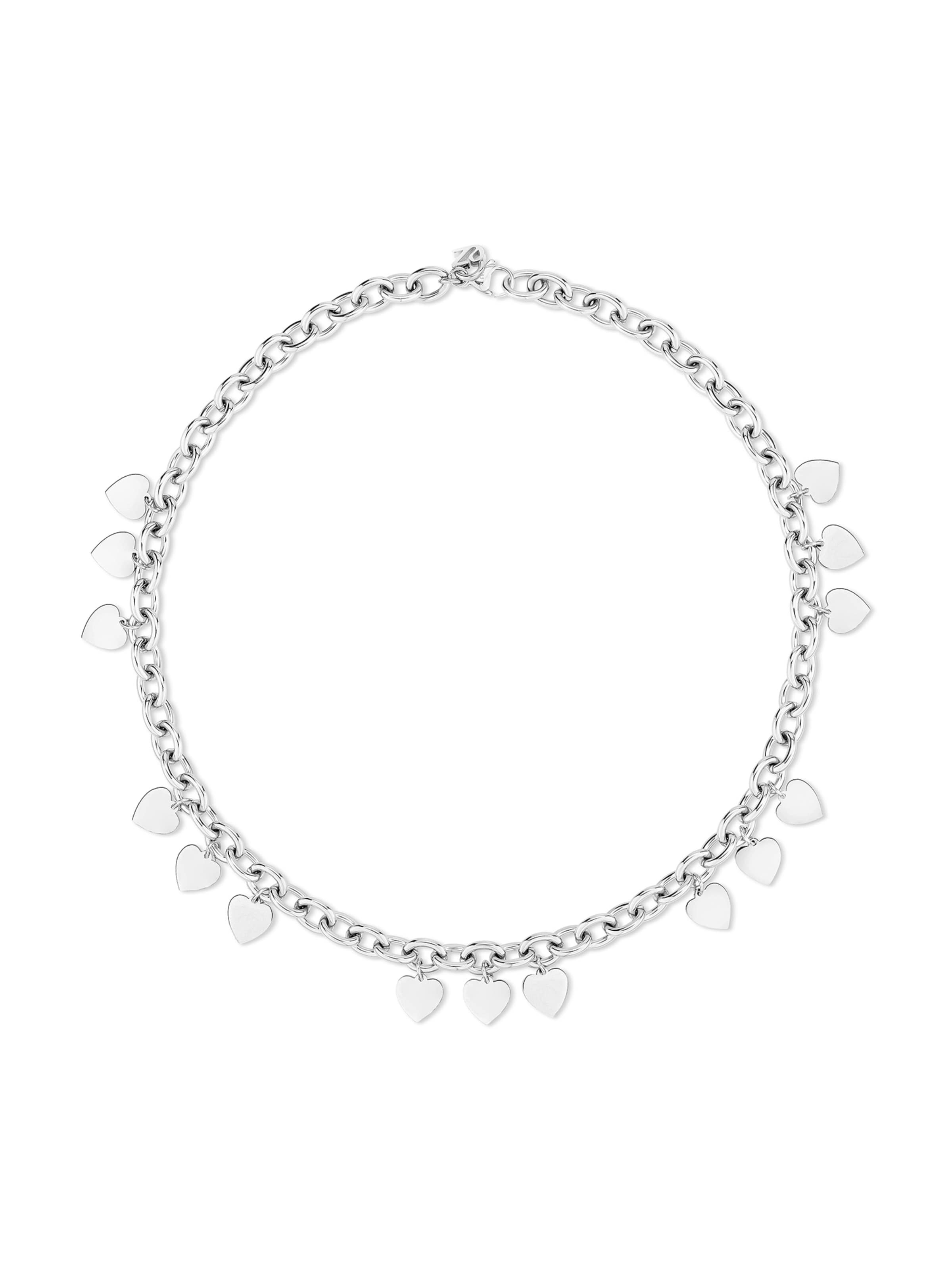 Echtzeit Necklace in Silver: front