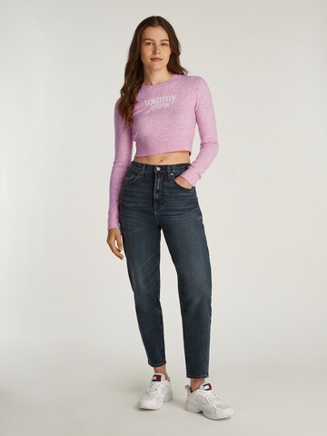 Pull-over Tommy Jeans en rose