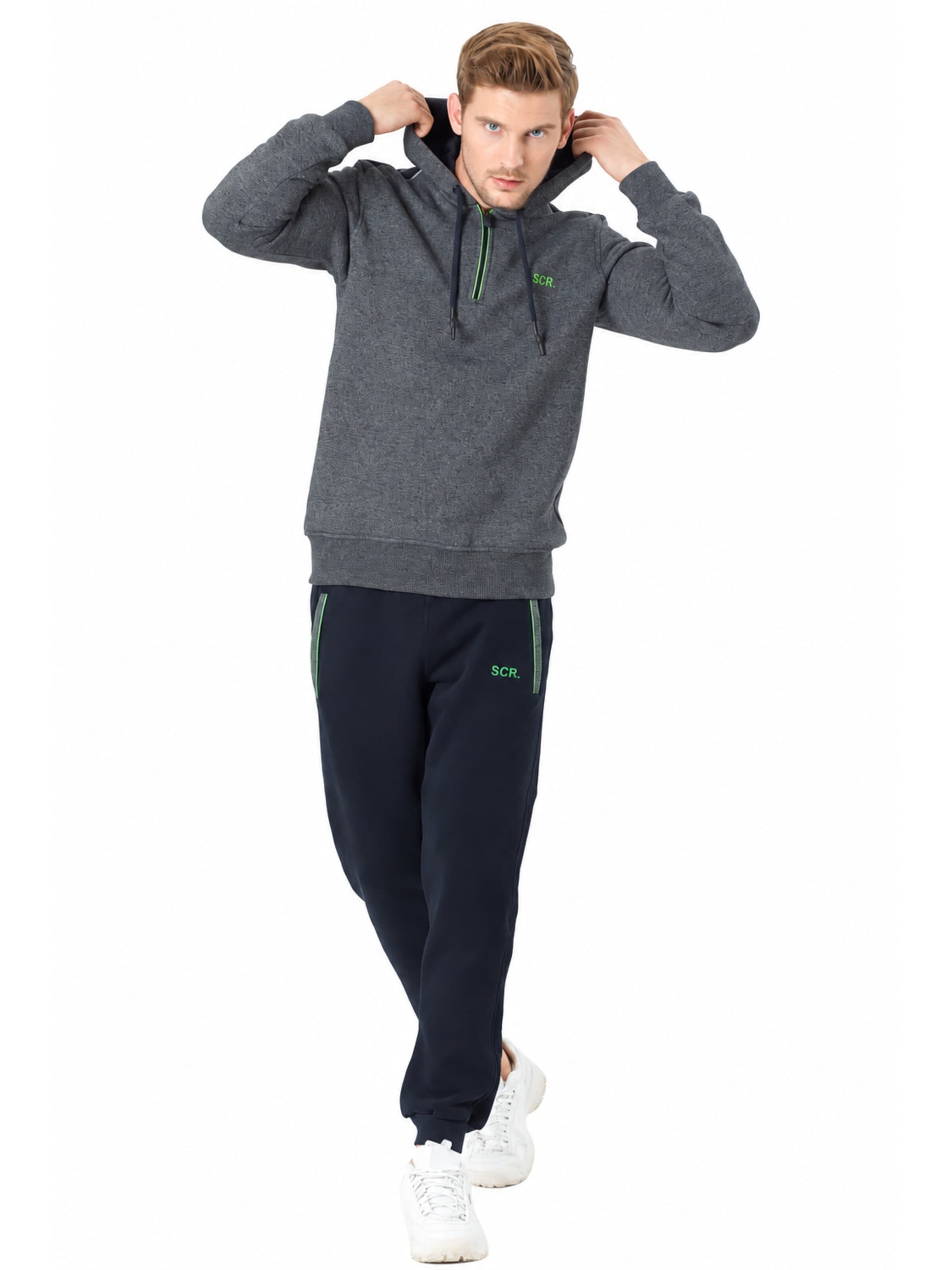 Felpa 'Omid Hoodie' di SCR. in grigio
