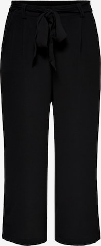 Pantaloni con pieghe 'Nova' di ONLY in nero: frontale