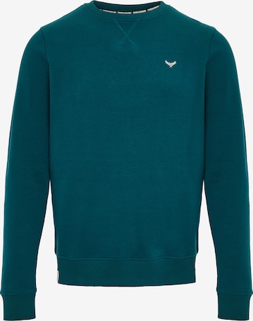 Threadbare Sweatshirt 'Satsuma' in Grün: Vorderseite