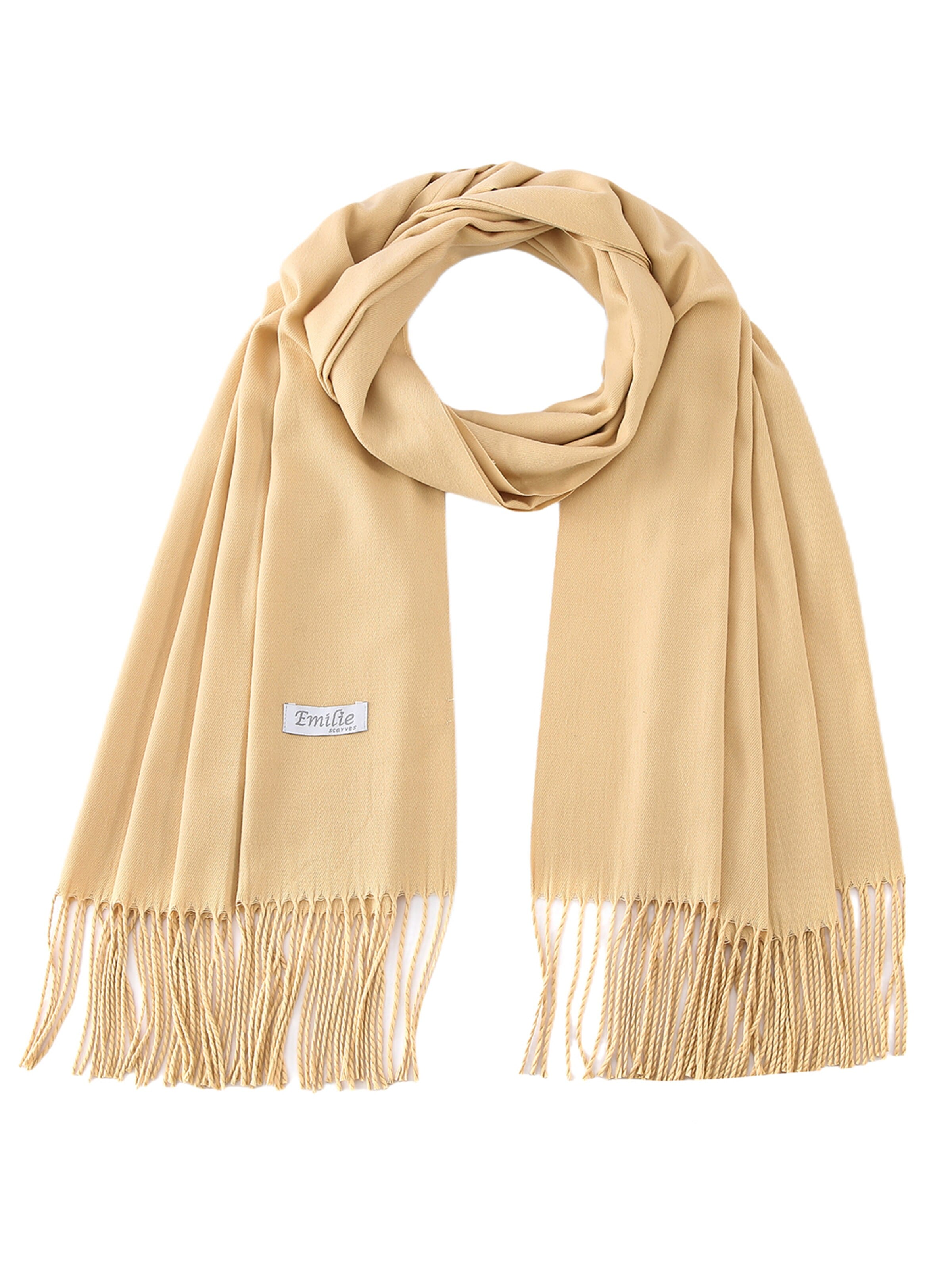 Emilie collection Halsduk 'Pashmina scarf' i beige