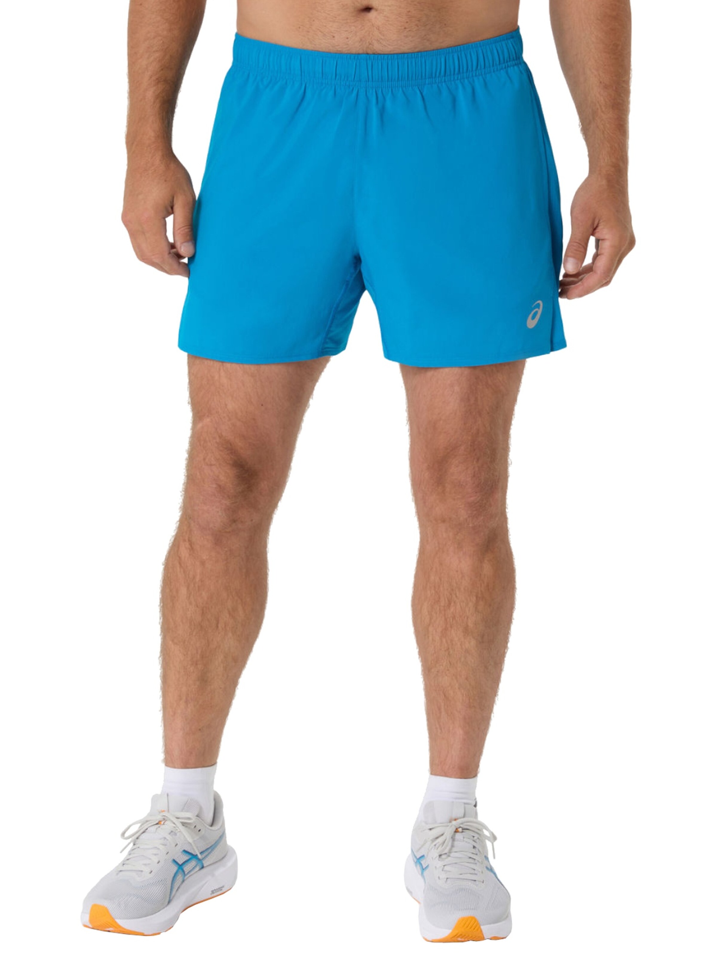 ASICS Workout Pants 'ASICS Core 5IN Short' in Blue: front