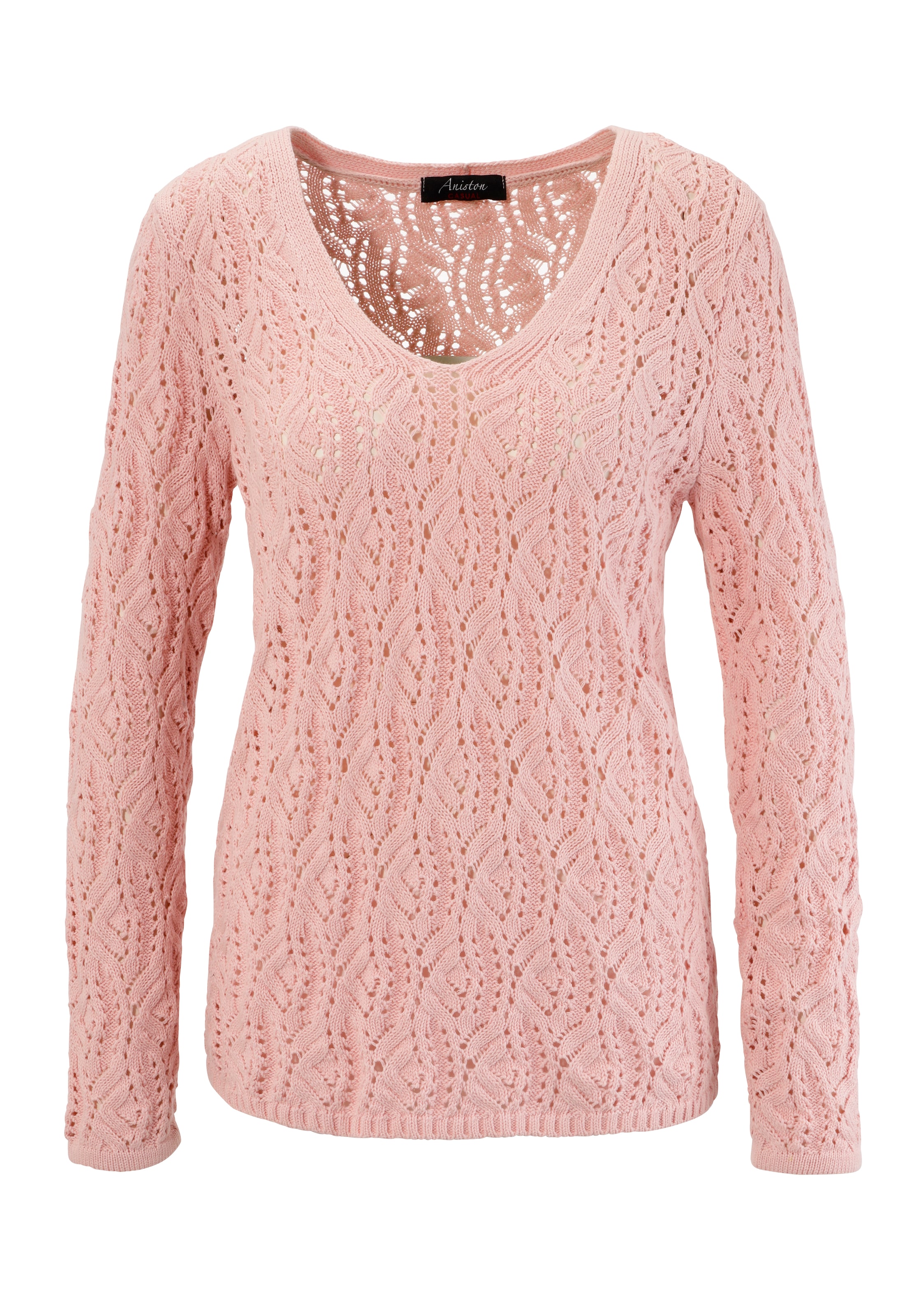 Aniston CASUAL Pullover in Pink: Vorderseite