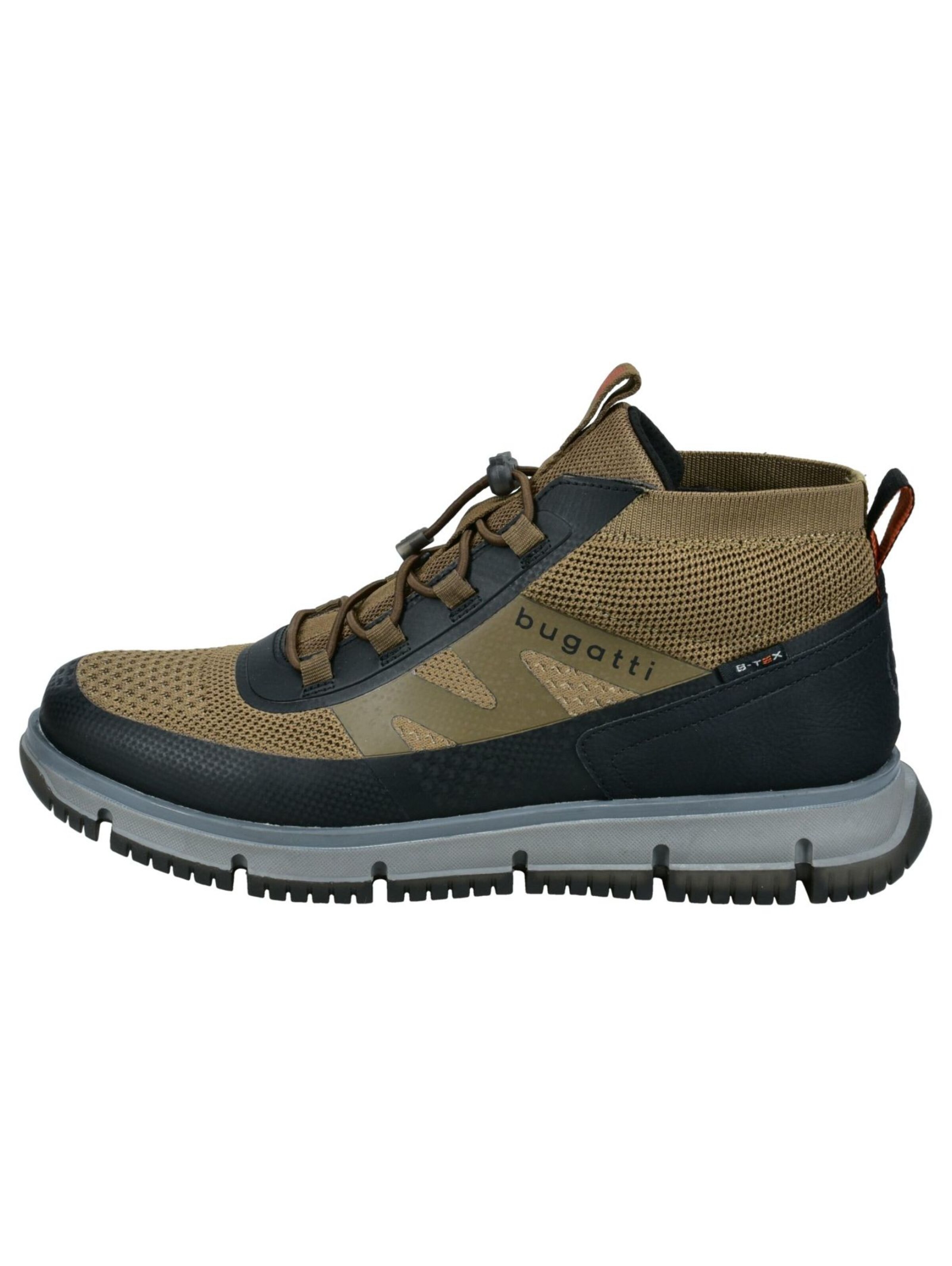Scarpa stringata sportiva di bugatti in beige