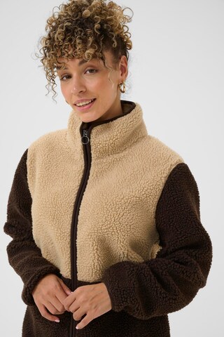 Love Copenhagen Fleece jas 'Vigga ' in Bruin