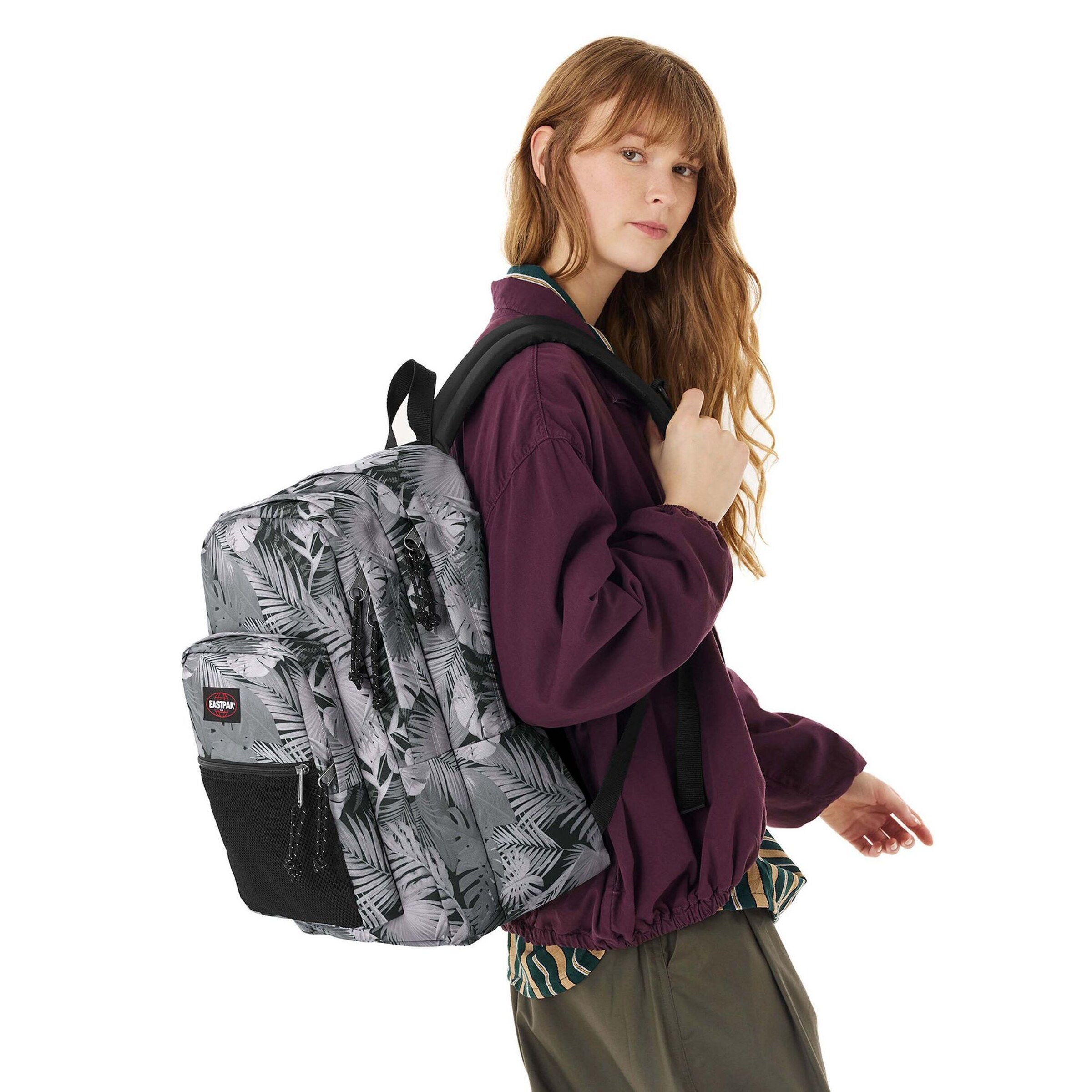EASTPAK Rucksack 'Pinnacle' in Grau: Vorderseite