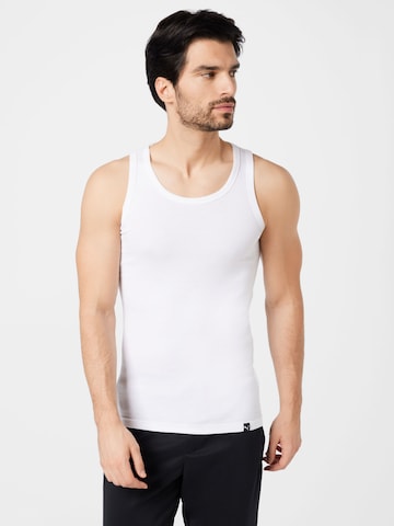 PUMA - Camiseta térmica en blanco: frente