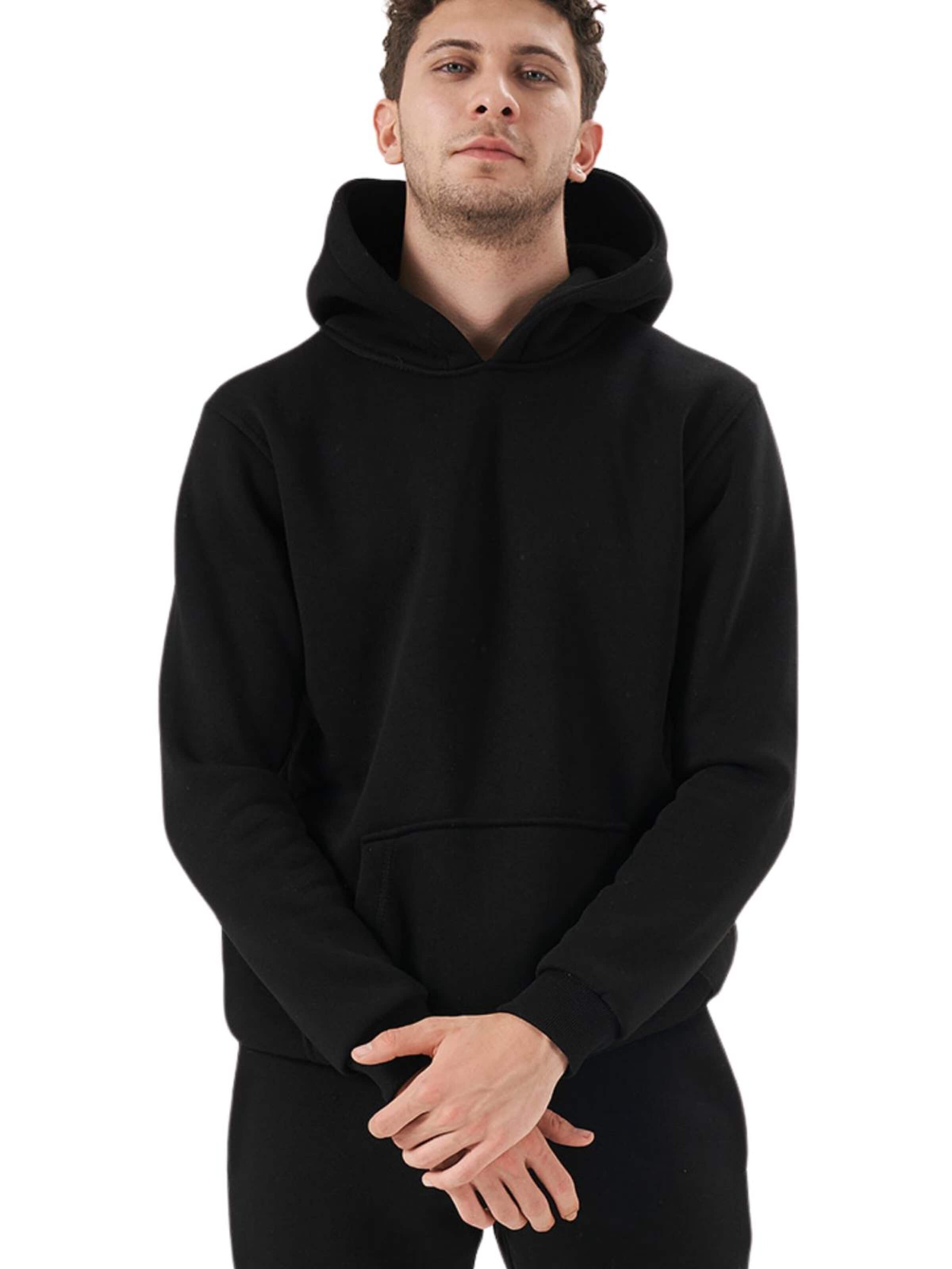 LOUIS LECLER Sweatshirt 'Hiro' in Zwart