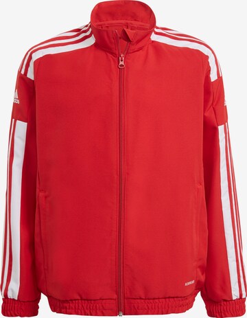 ADIDAS PERFORMANCE Sportjacke 'Squadra 21' in Rot: predná strana